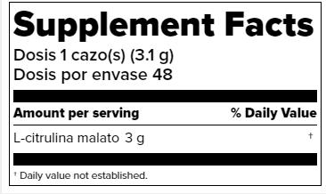 L-citrulina malato 150g