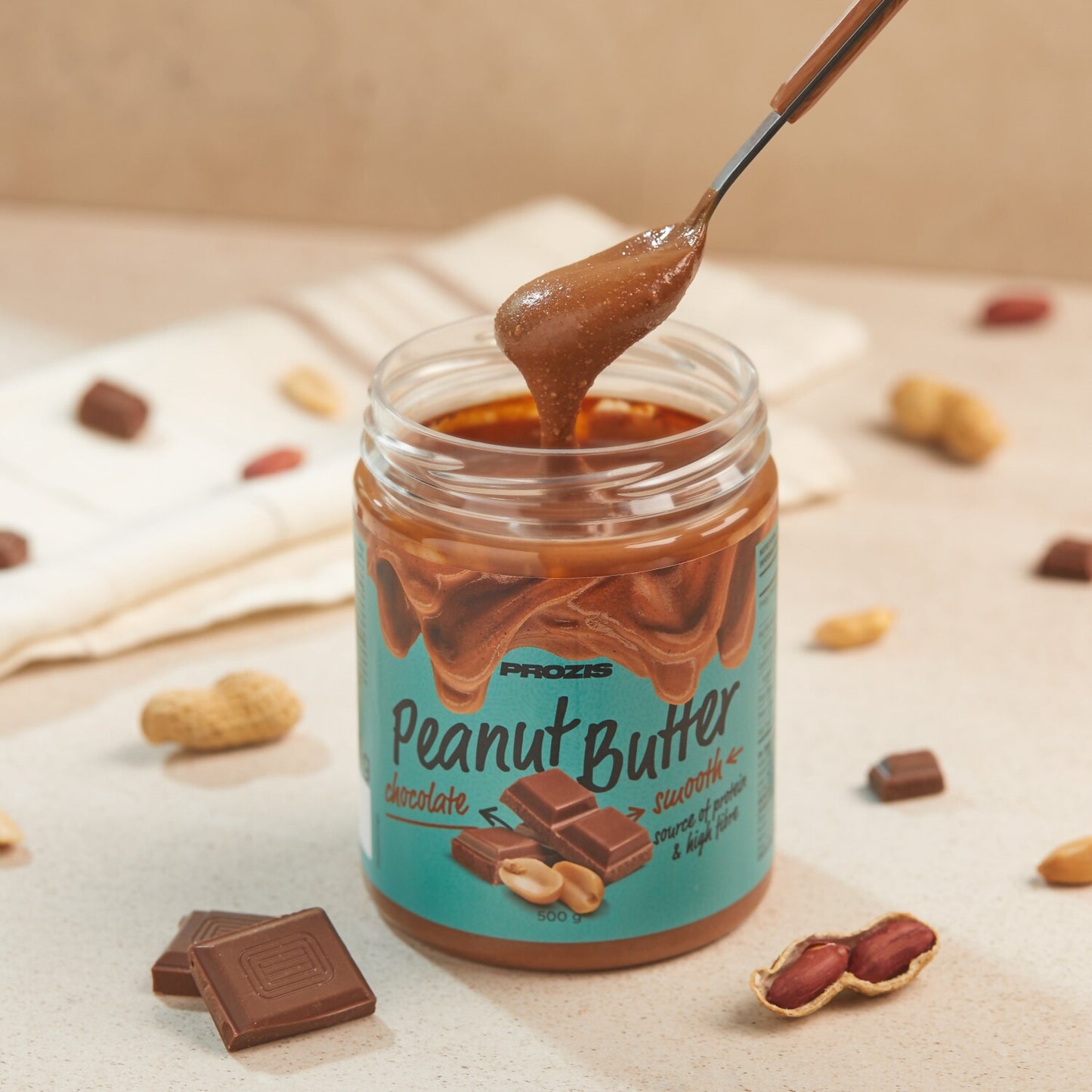 Mantequilla de mani con chocolate