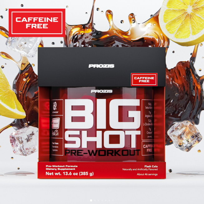 Big Shot - Pre-Entreno 2oz "Sin Cafeina" 