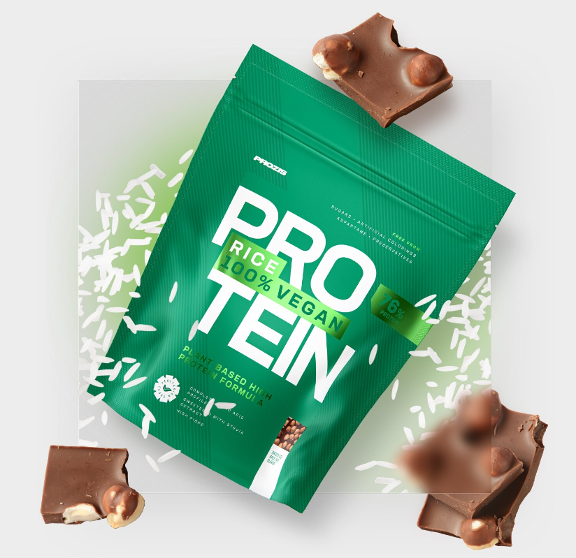 100% Proteína de Arroz 900 g Vegana