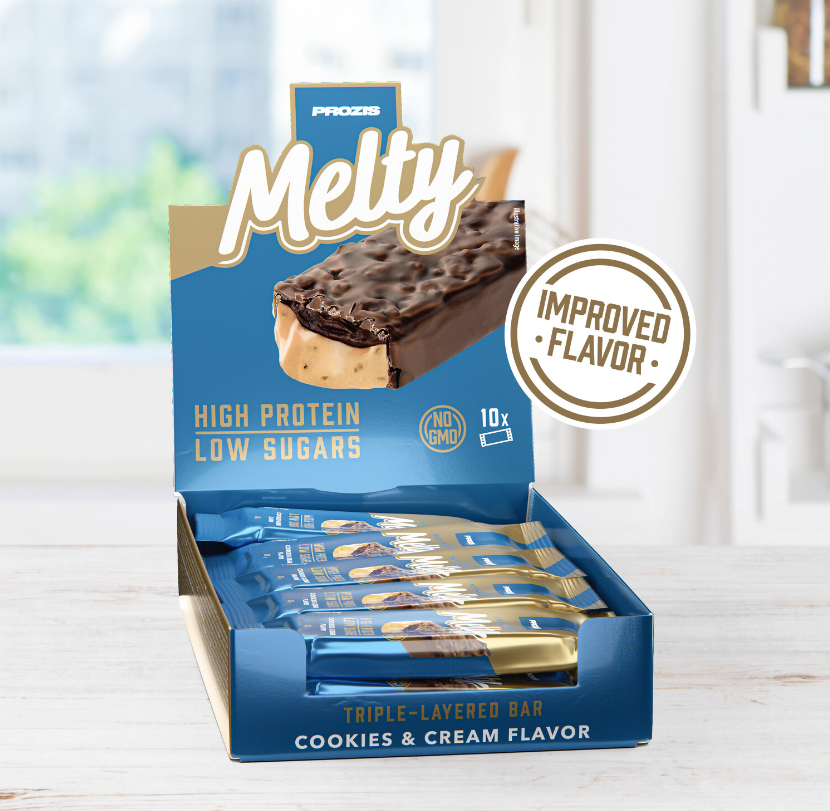Melty - Barrita proteica con bajo contenido en azúcares
