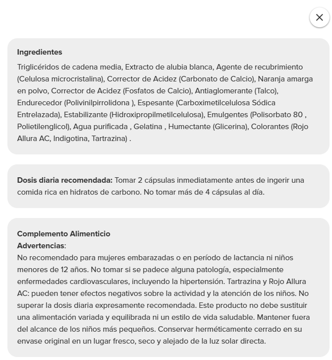 Phasertech C-BL05 - Carb Blocker Complex 60 caps