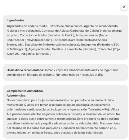 Phasertech C-BL05 - Carb Blocker Complex 60 caps