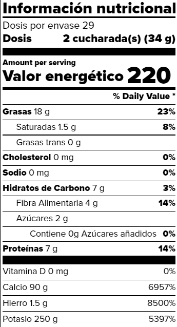 Crema de almendras 1000 g