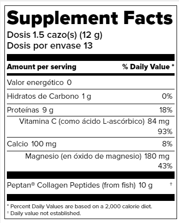 Colageno Marino (Peptan Marine Collagen + Magnesium 150 g)