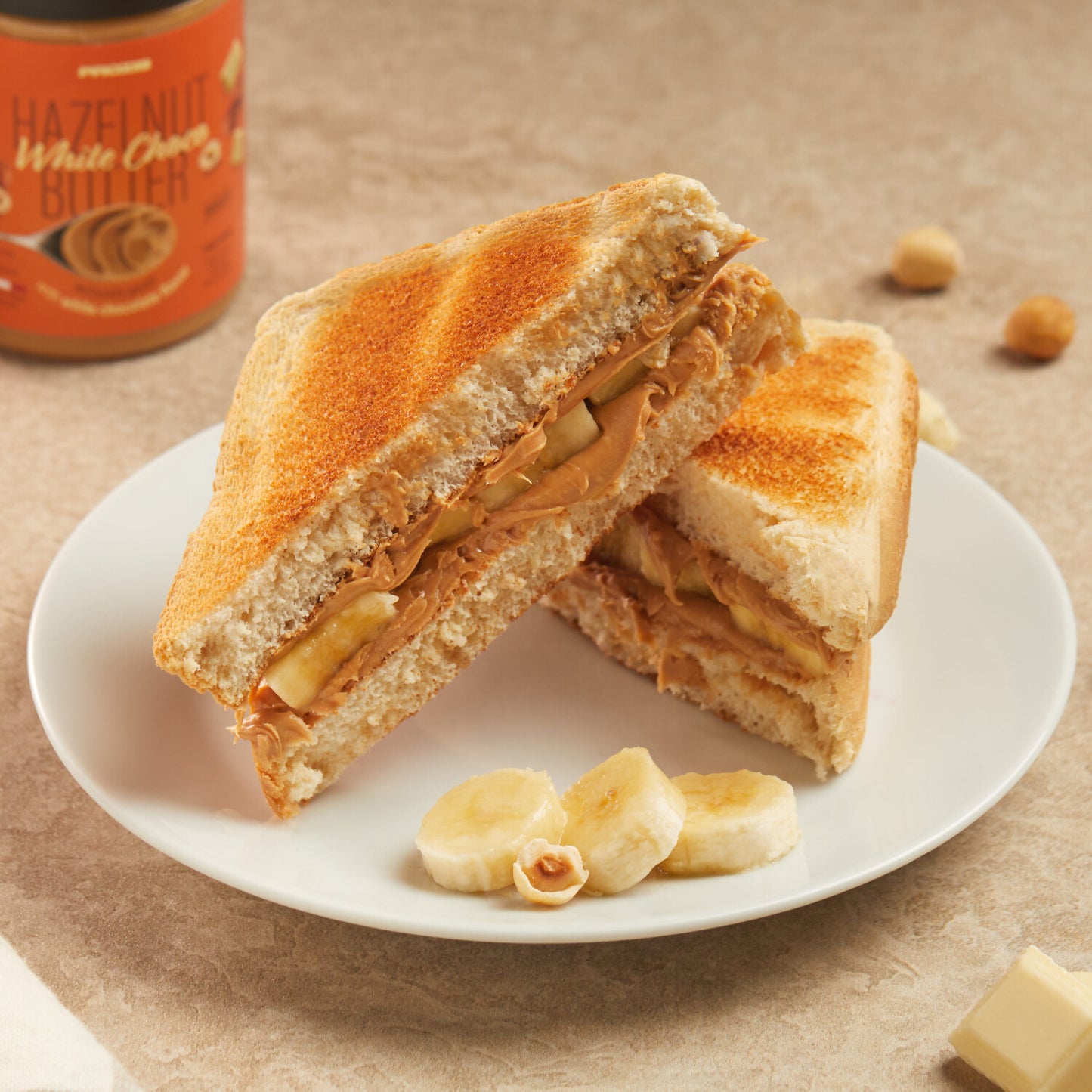 Hazelnut-White Choco Butter - Avellanas y chocolate blanco 250 g