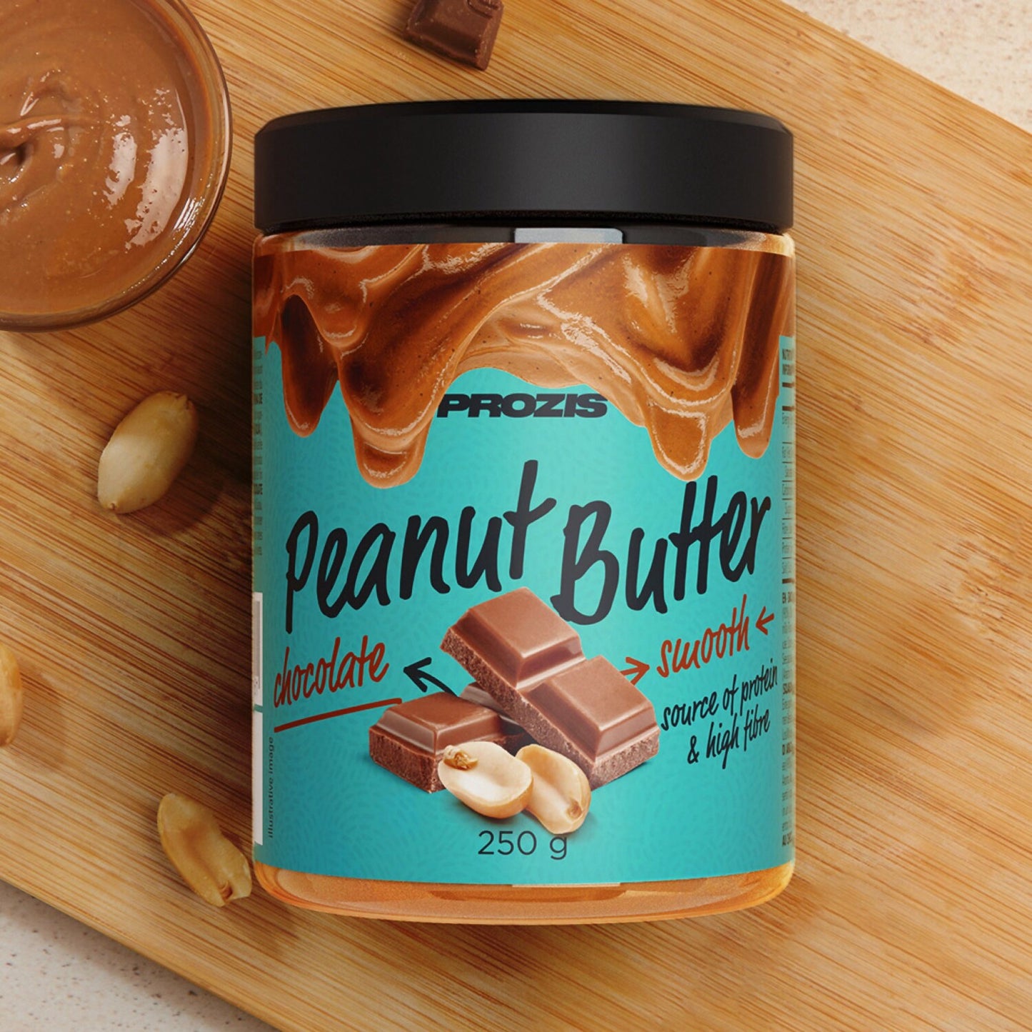 Mantequilla de mani  con chocolate