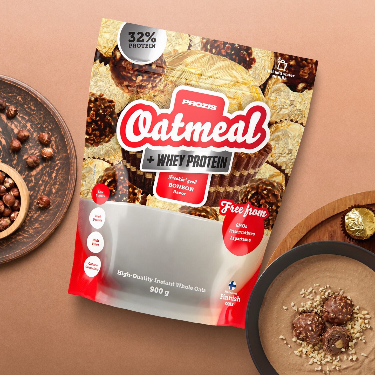 Oatmeal + Whey - Harina de avena y proteína whey 1000 g