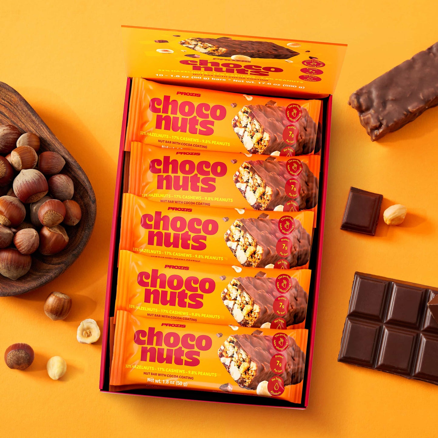 ChocoNuts - Avellanas y chocolate con leche