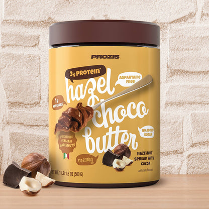 Mantequilla de Chocolate y Avellanas baja azúcar 250g