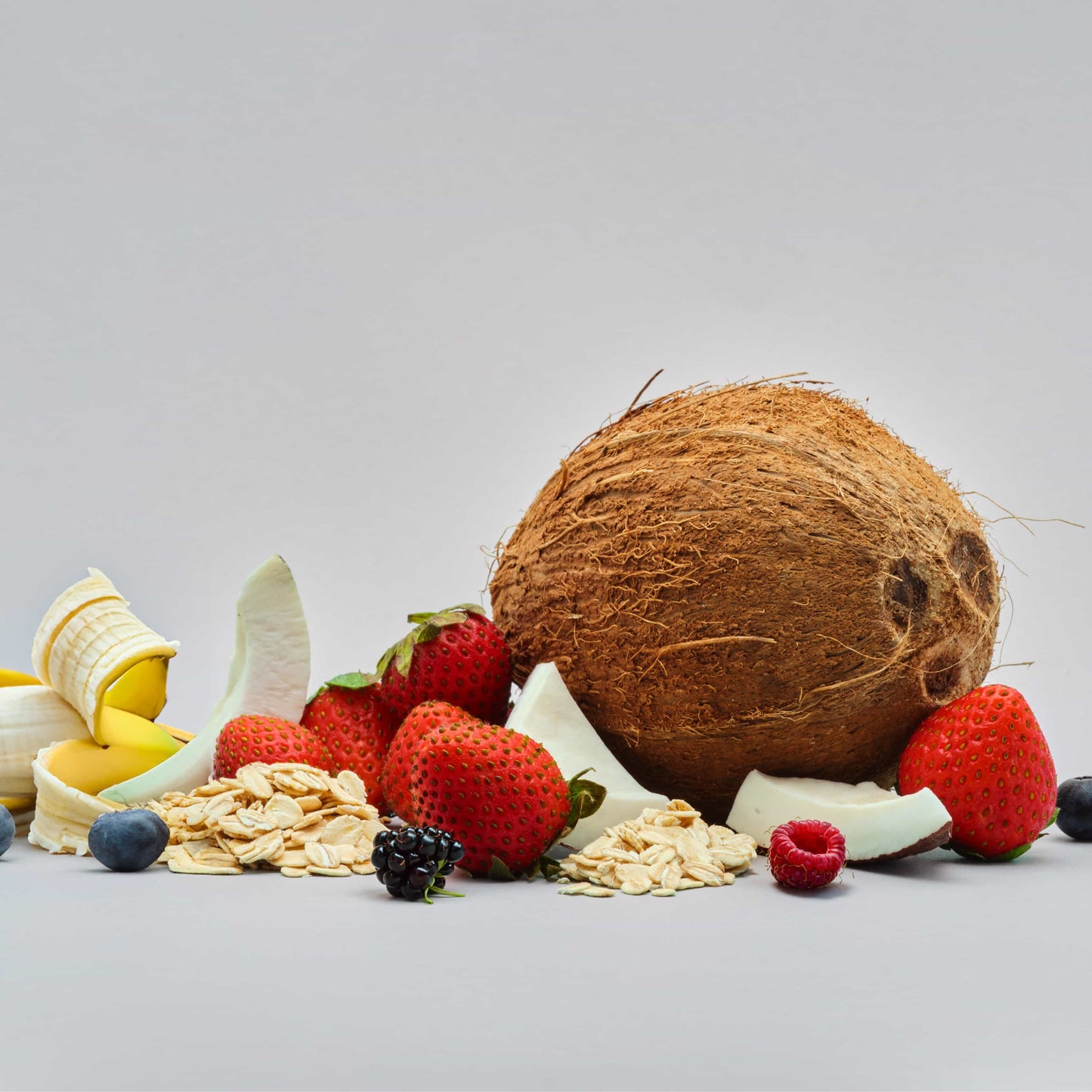 Desayuno Completo - Avena y Frutos Rojos